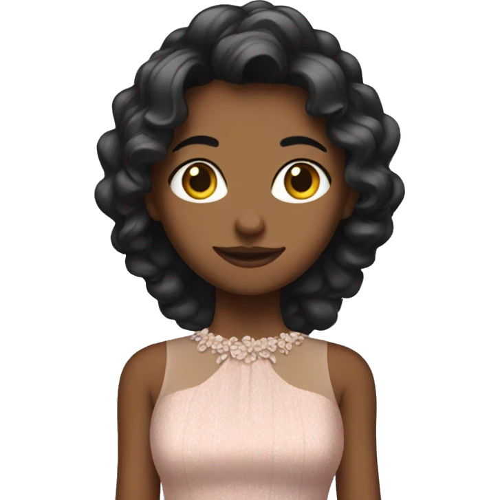 Me wearing a dress emoji