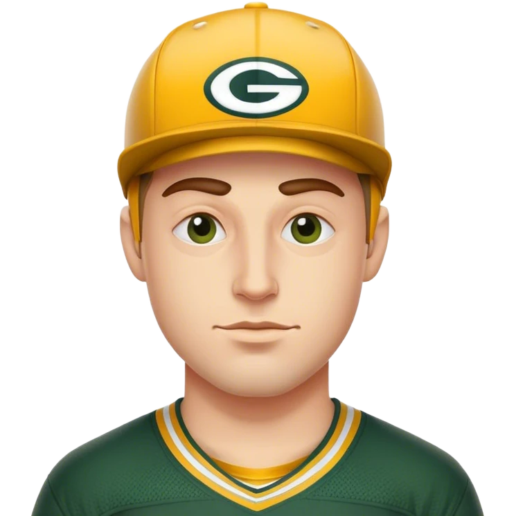 Chill guy Packers fan emoji