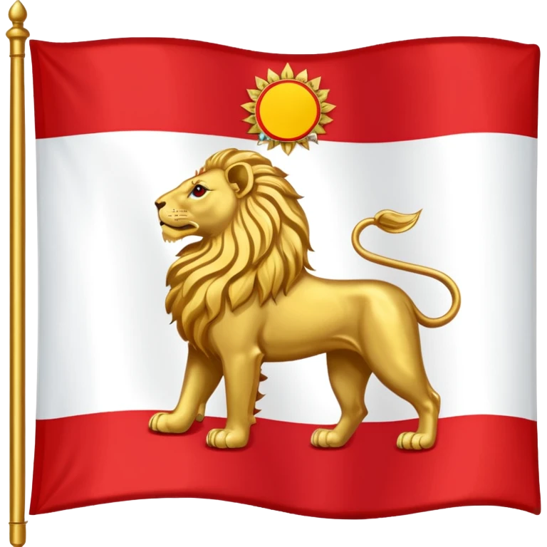 Flag of Iran Qajar  emoji