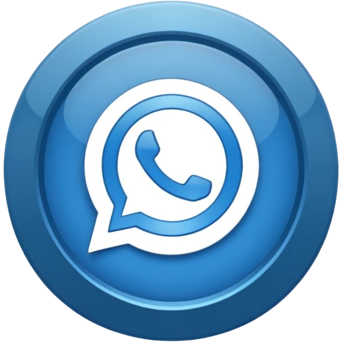 symbole de certification bleu sur whatsapp emoji