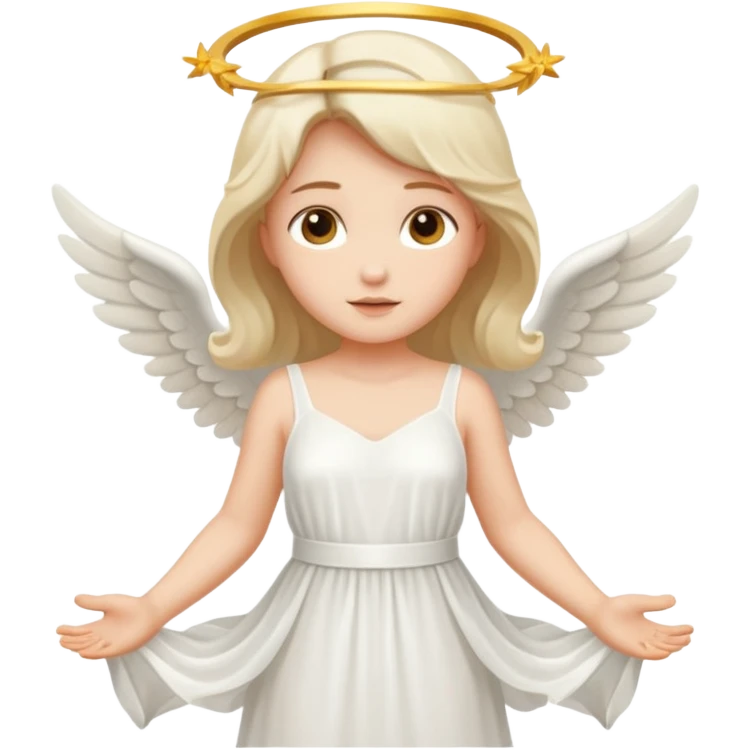 Angel in a dress  emoji