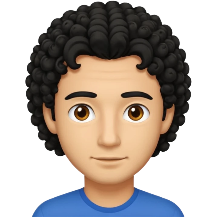 Make a man with curly black hair and he’s Italian  emoji