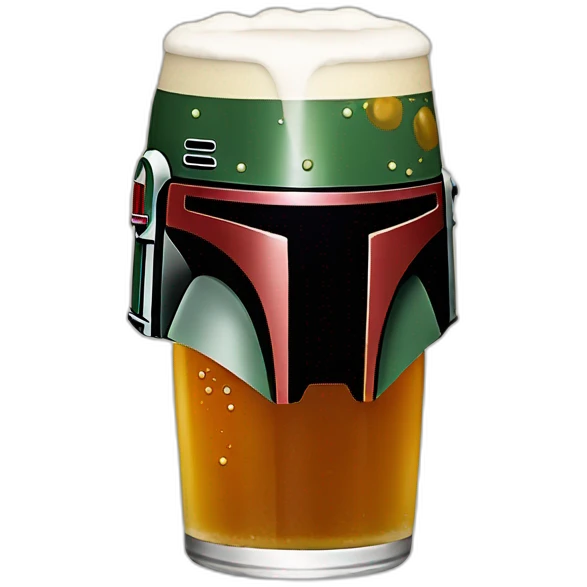 Boba fett beer  emoji