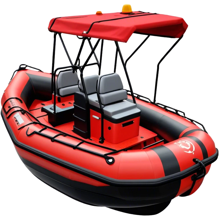 Rescue Boat - Zodiac Pro 850 (Model Year: 2022) (Iconic colour: Red and black) emoji