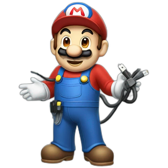 Mario electricista emoji