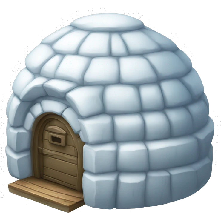 igloo + cool hacker emoji