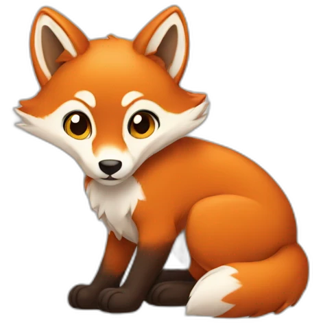 Coeur renard emoji