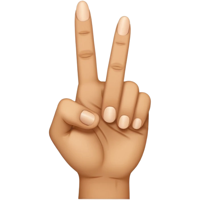 Middle finger emoji