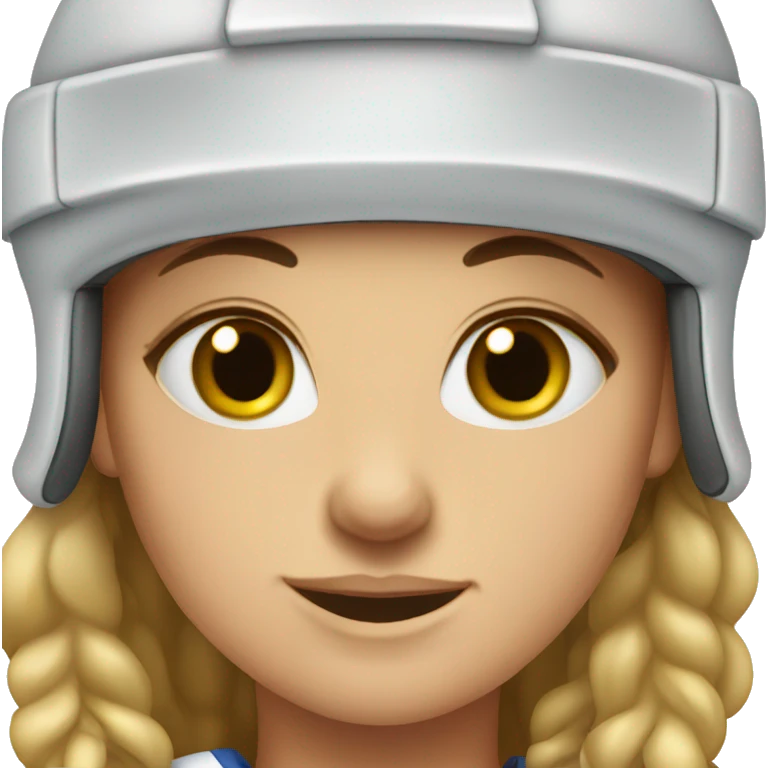Girl hockey player emoji
