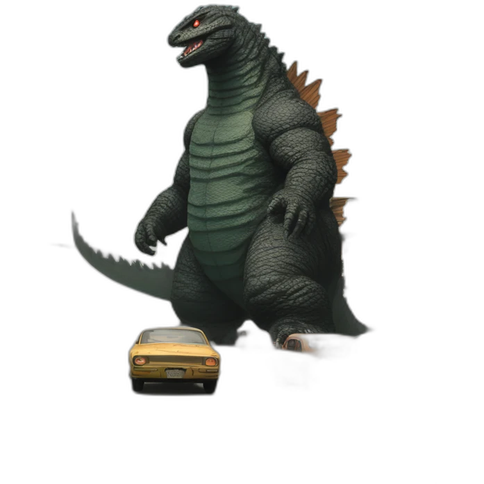 Godzilla 1964 and mothra emoji
