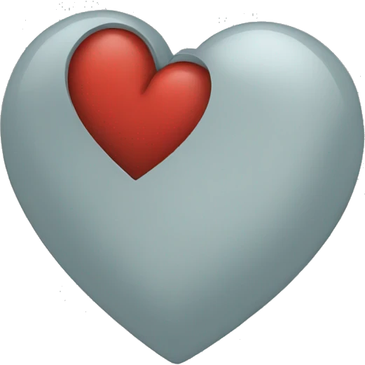 Create a hollow heart emoji