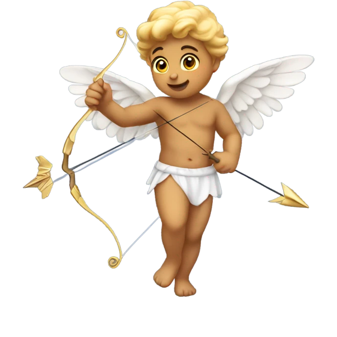 cupid with bow and arrow emoji
