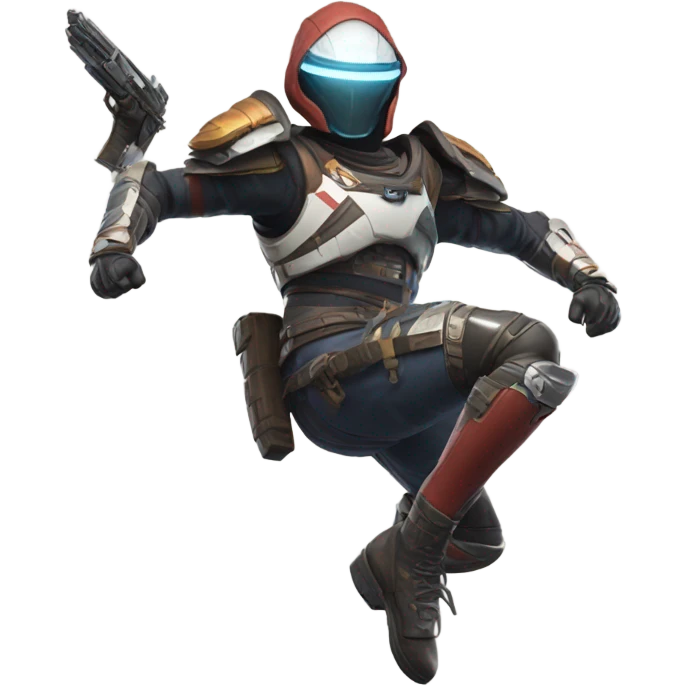 Destiny 2 character jumping emoji