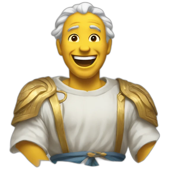 God Veles laugh emoji
