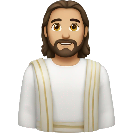 Jesús blanco emoji