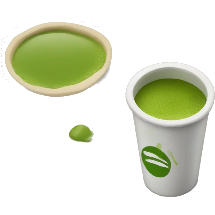 Matcha to go emoji