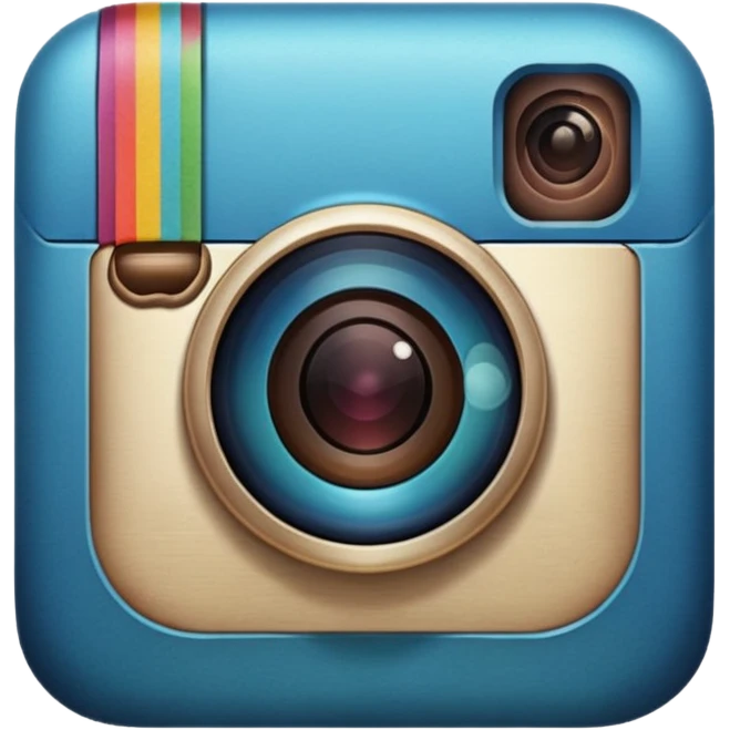 Yıldız şeklinde instagram mavi tikki emoji