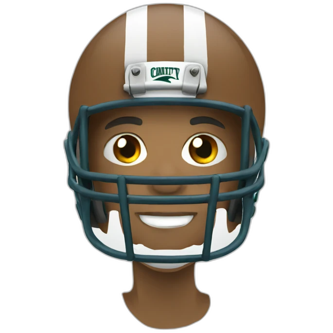 football as head emoji