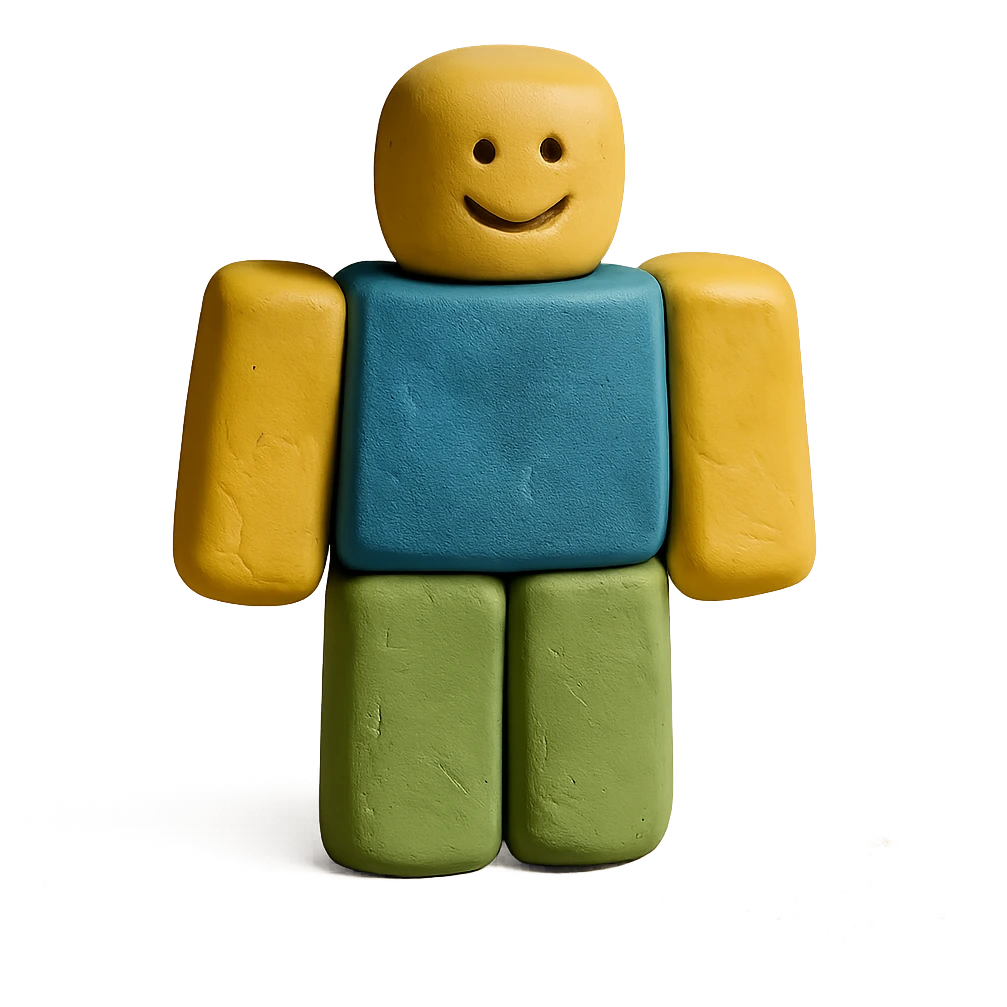 classic Roblox Noob character emoji