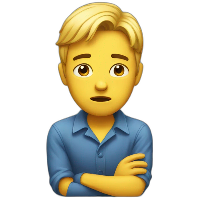 Emoji triste emoji