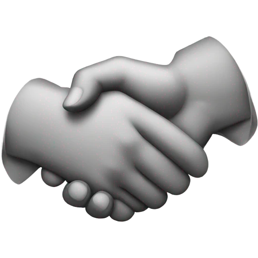 Hand shake emoji