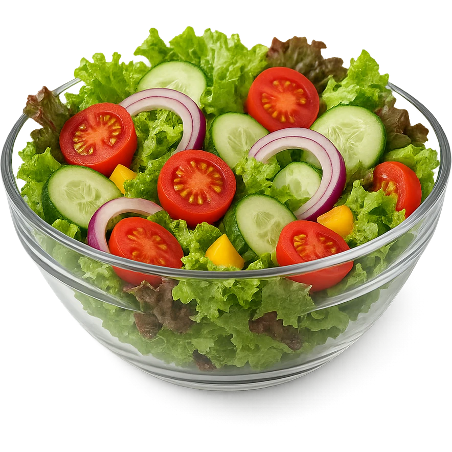 BOWL DI INSALATA,  iperrealistico 4k emoji