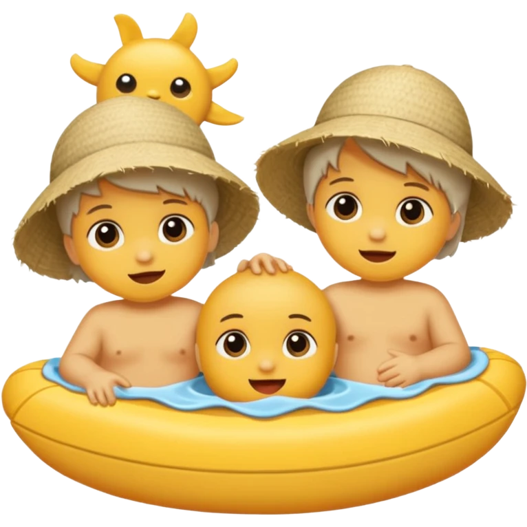 bébés phoques à la plage emoji