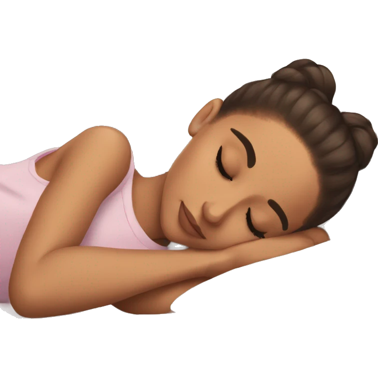 Ariana Grande sleeping emoji