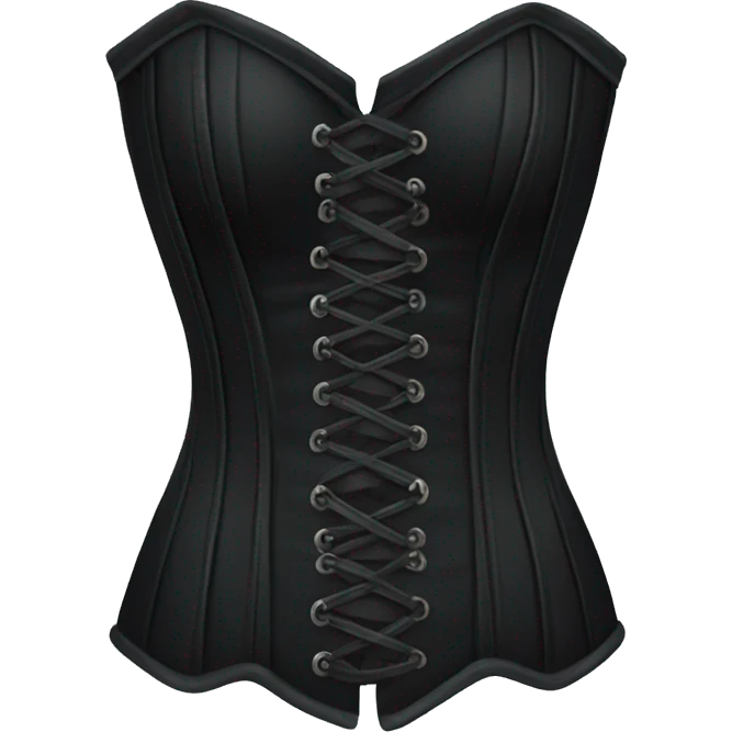 Black corset  emoji