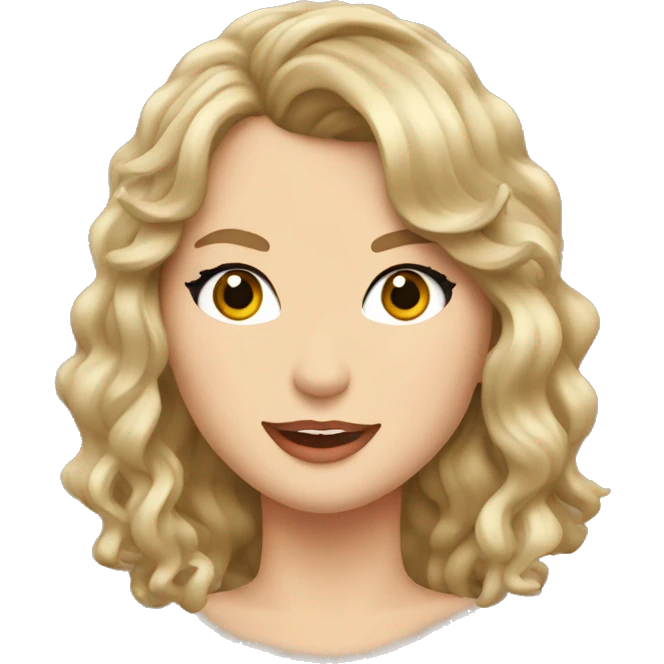 Taylor Swift saying hello emoji