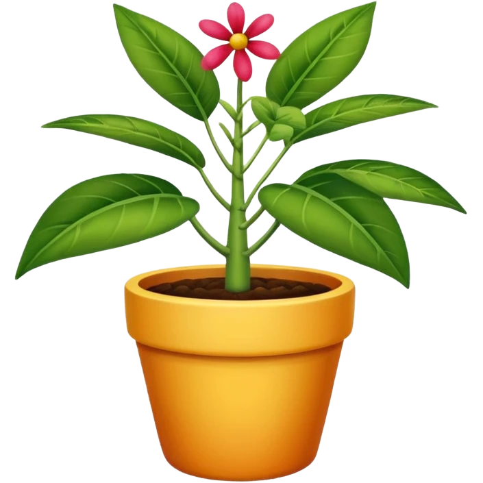 Una planta bonita con una masetá de color FFACC4 emoji
