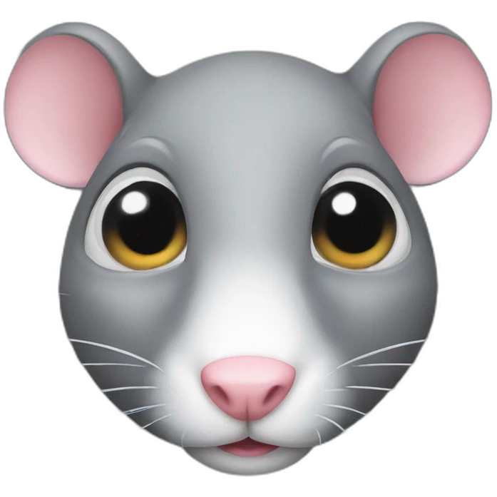 Cute eye rat emoji