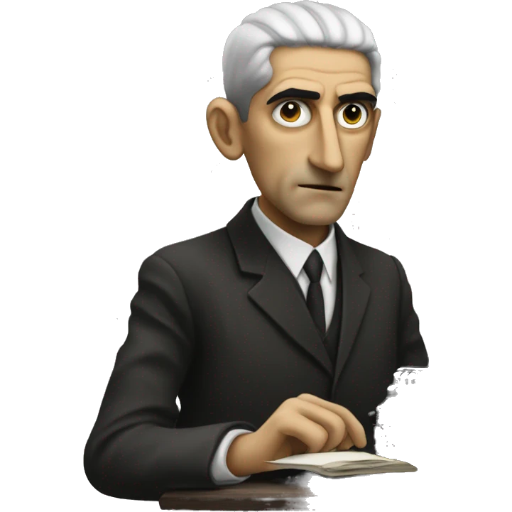 Kafka with typewriter emoji