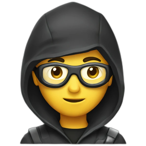 a scientist ninja emoji