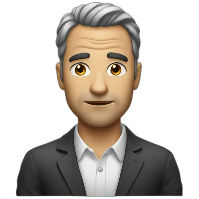 Man that looks nice but who is actually very mean emoji