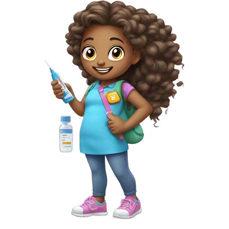 Diabetes girl emoji