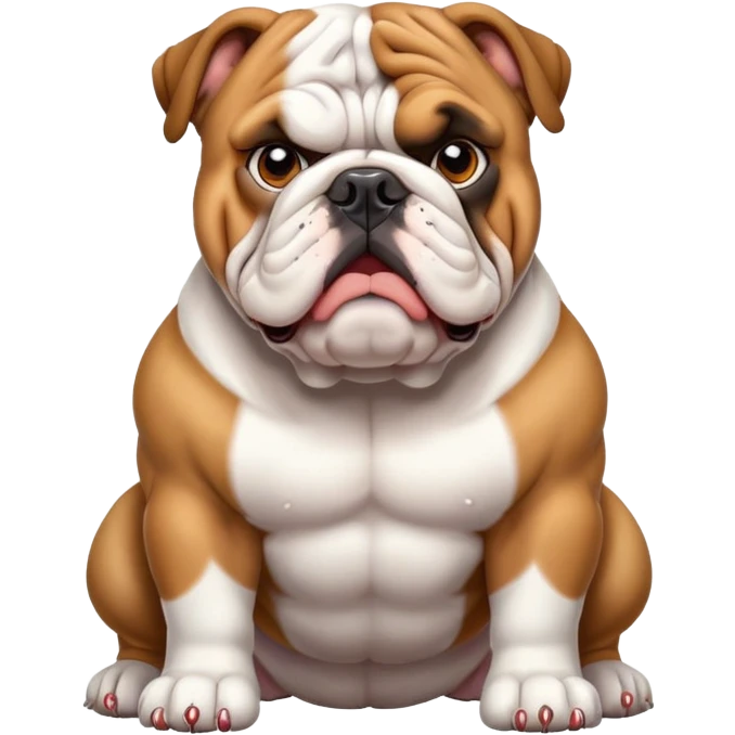 English bulldog  emoji