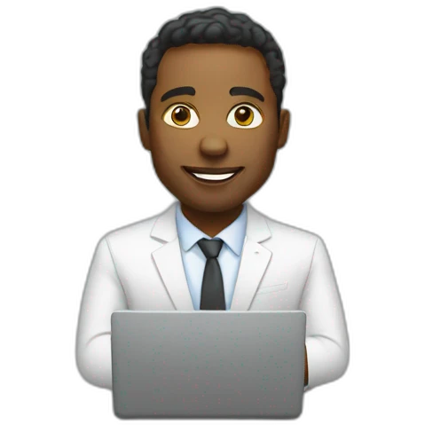 white tech entrepreneur emoji