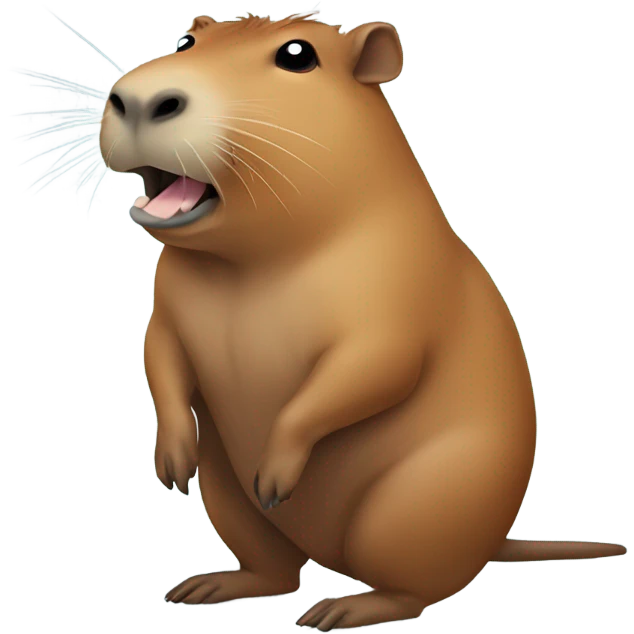 Capybara farting  emoji