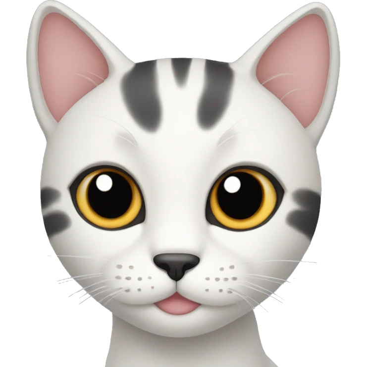 cat with black hair emoji