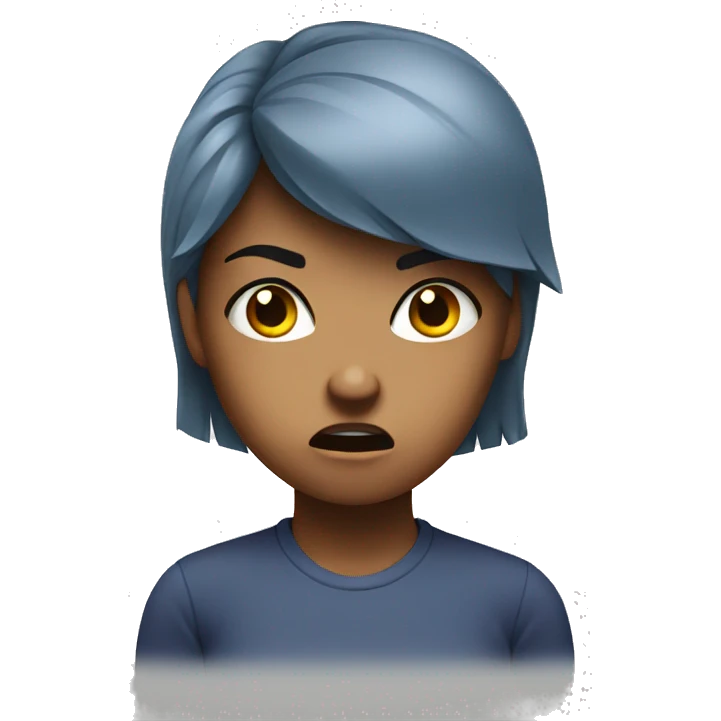angry girl emoji
