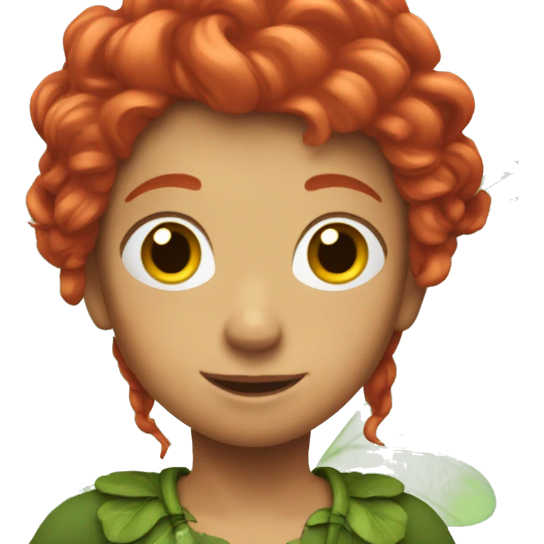 The fairy with red hair emoji