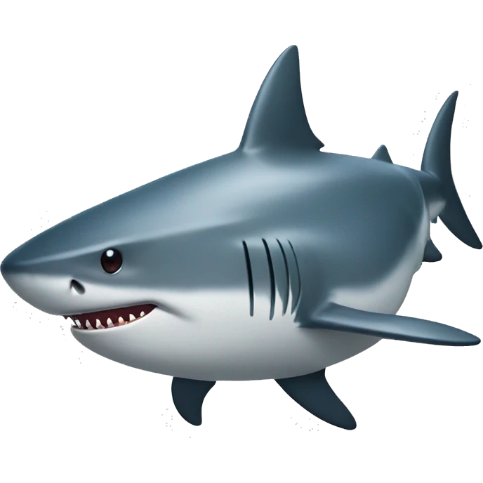 Shark on the head fish emoji