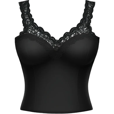 Black top with lace emoji