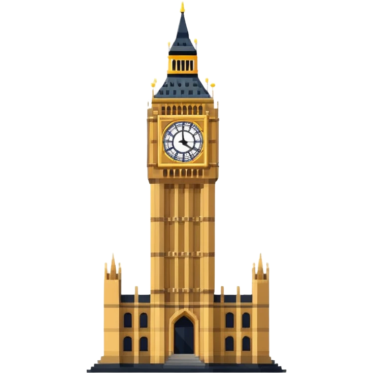 pixelated big ben emoji