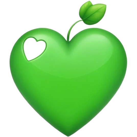 un cœur vert  emoji