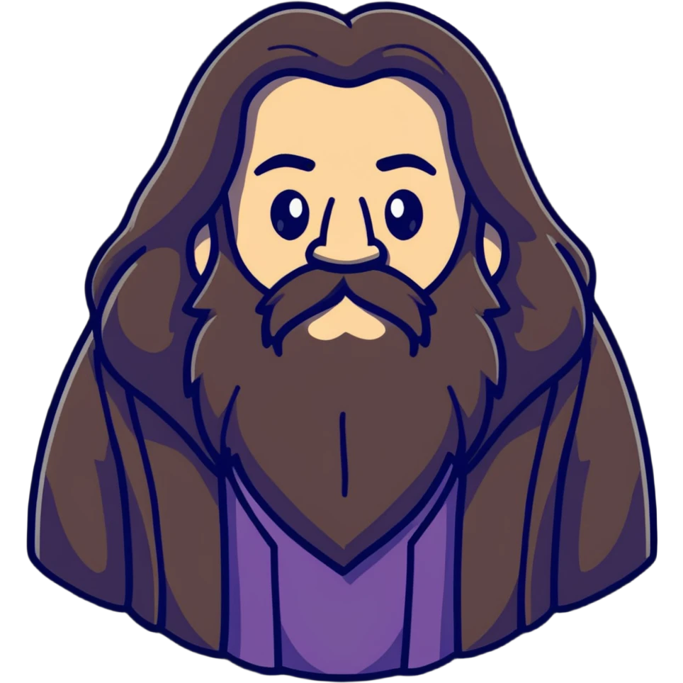 Hagrid from Harry Potter emoji