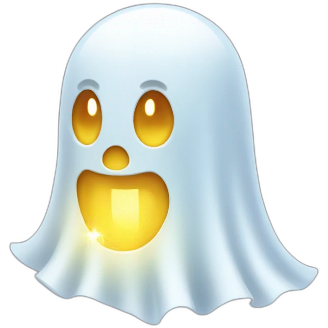 sparkling ghost emoji