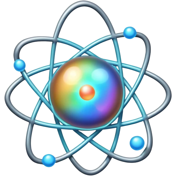 atom with visible outer shell showing valence electron emoji