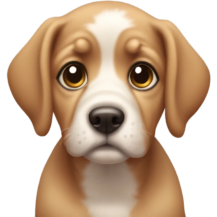Puppy dog eyes emoji